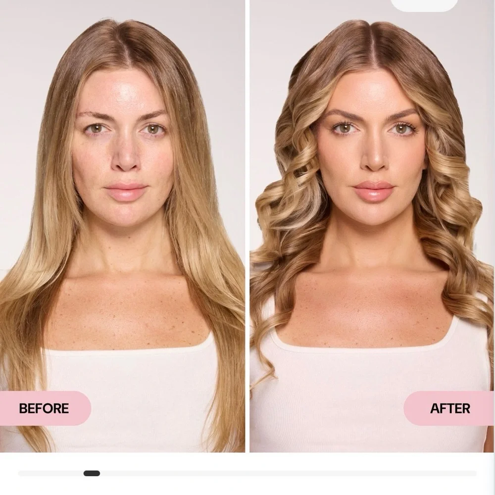 Lange Rose Gold and Light Pink Curling Wand